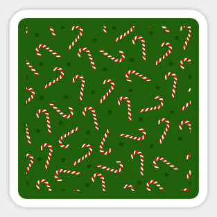 christmas candy canes Sticker